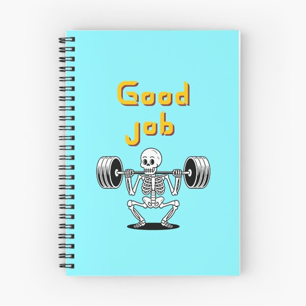 Item preview, Good Job Weightlifting Skeleton Funny designed and sold by creativerooney.