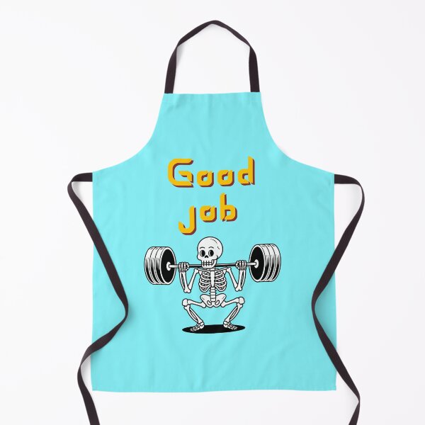 Item preview, Good Job Weightlifting Skeleton Funny Gym Workout designed and sold by creativerooney.