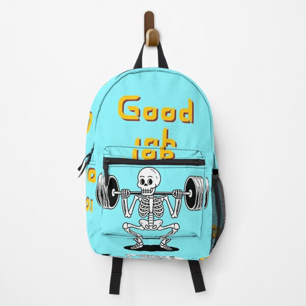 Item preview, Good Job Weightlifting Skeleton Funny Gym Workout designed and sold by creativerooney.