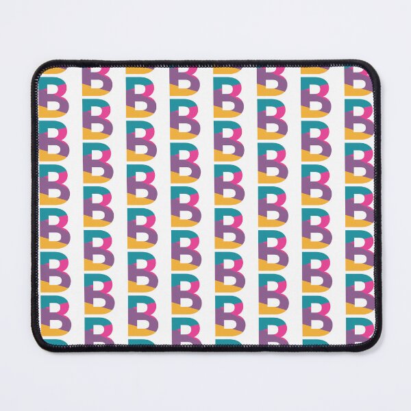Item preview, Retro Color Block Letter B – Geometric Initial Monogram Design designed and sold by Fontaine Color Co..