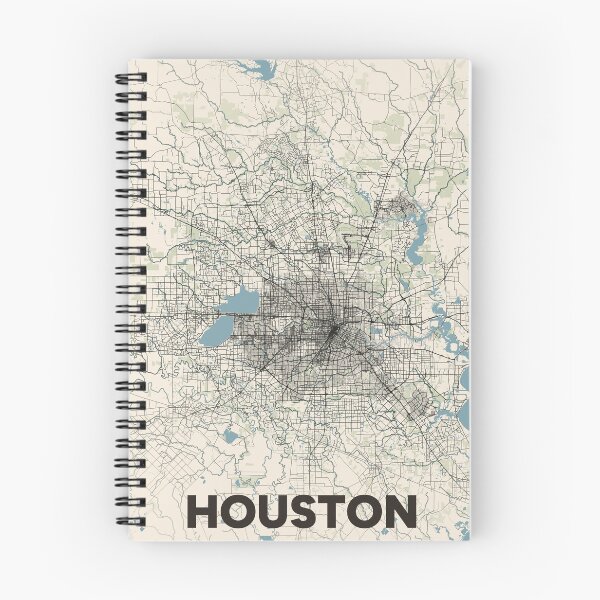 Artikelvorschau, Houston-Karte entworfen und verkauft von MapsNerd.
