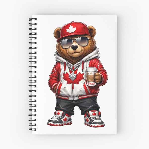 Item preview, Canada Bear Patriotic Canada Day designed and sold by Thread&Fable.