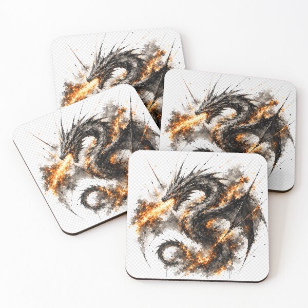 Item preview, Flaming Dragon Spirit Fire Art designed and sold by Idans.