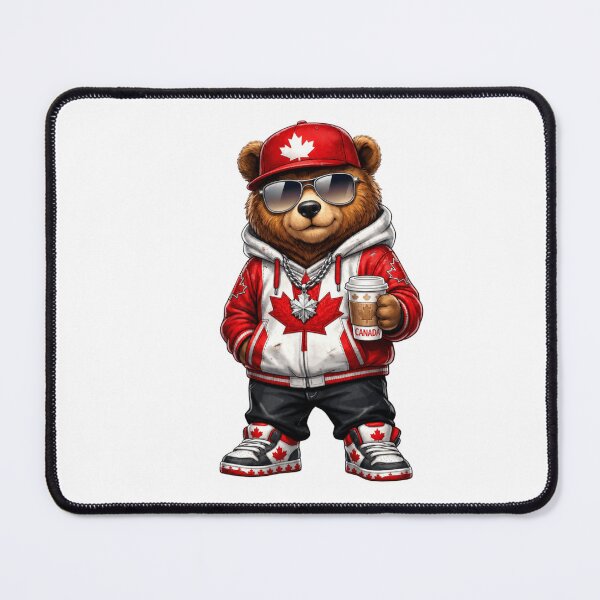 Item preview, Canada Bear Patriotic Canada Day designed and sold by Thread&Fable.