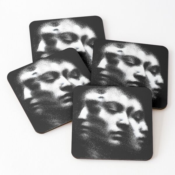 Item preview, Dotted Face Portrait in Darkness designed and sold by RamyGallery.