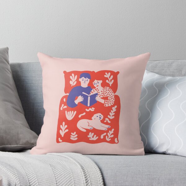 Item preview, Cozy Cottage Folk Couple Bedroom Art designed and sold by soheedesigns.