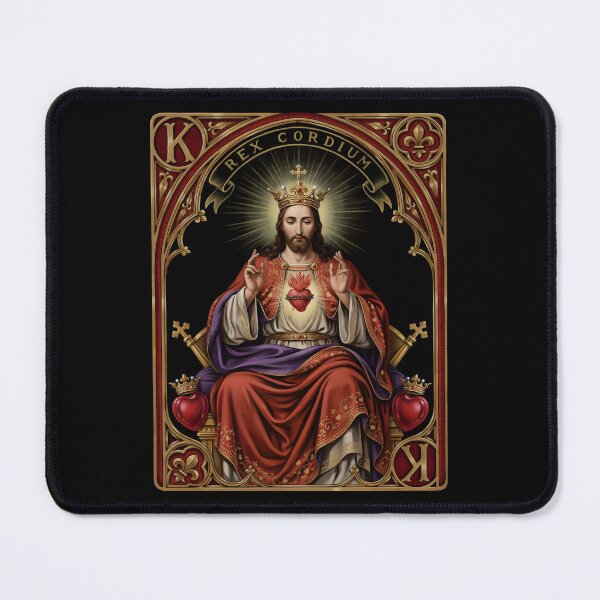 Item preview, Jesus King of Hearts Faith Inspired Religious Design for Christians designed and sold by Redgiant87x.