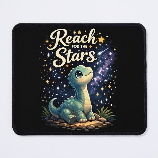 Item preview, Reach for the Stars – Cute Brachiosaurus designed and sold by Pineapple-Tree.