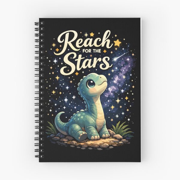 Item preview, Reach for the Stars – Cute Brachiosaurus designed and sold by Pineapple-Tree.