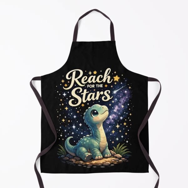 Item preview, Reach for the Stars – Cute Brachiosaurus designed and sold by Pineapple-Tree.