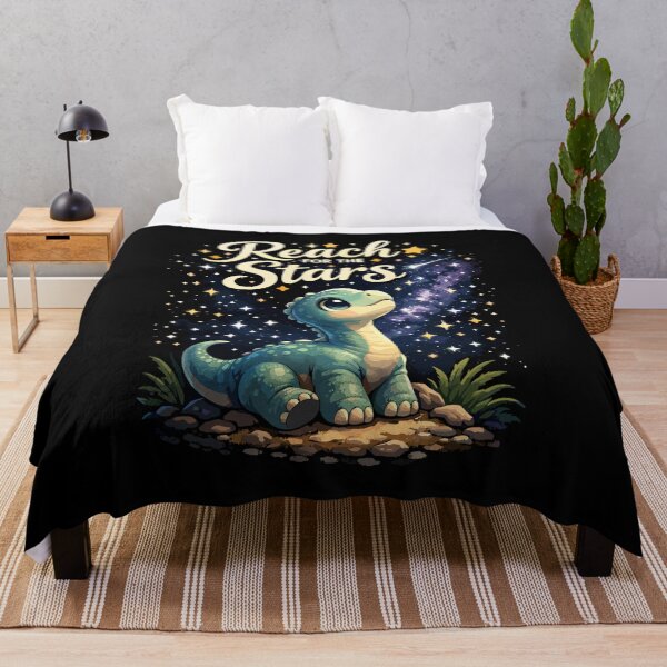 Item preview, Reach for the Stars – Cute Brachiosaurus designed and sold by Pineapple-Tree.