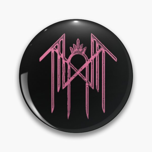 Item preview, Gothic Rune Sigil Minimal Metal Symbol Design designed and sold by BlitCrankMath.