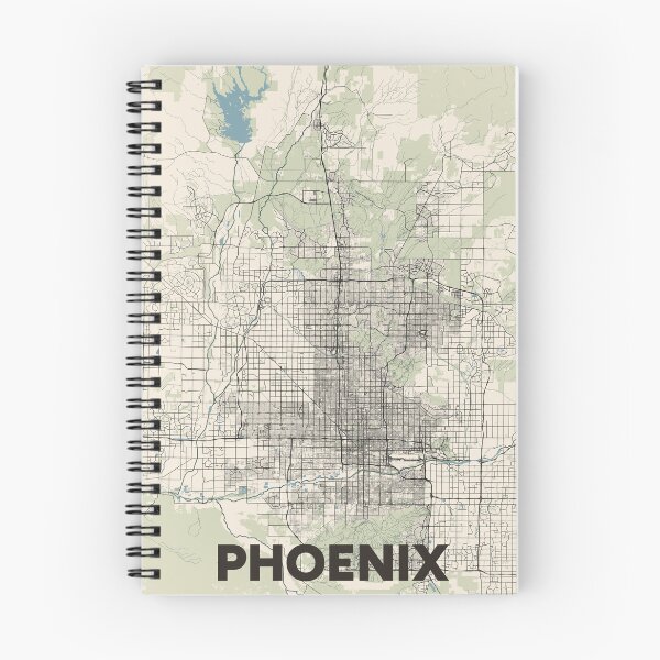 Item preview, Phoenix Map designed and sold by MapsNerd.