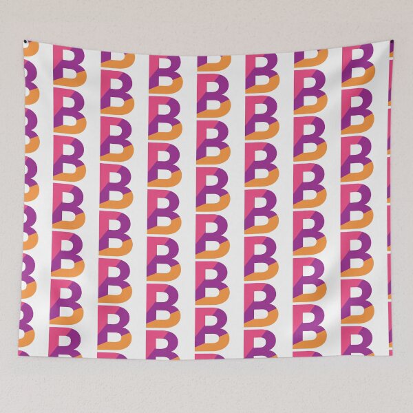 Item preview, Retro Color Block Letter B – Geometric Initial Monogram Design designed and sold by Fontaine Color Co..