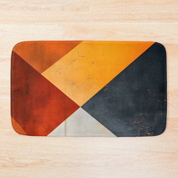 Item preview, Abstract 12 - Orange Industrial Geometry designed and sold by NikaNavi.