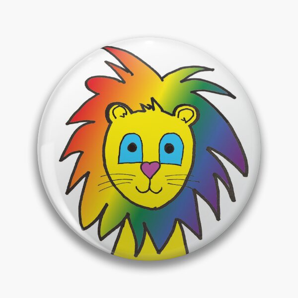 Item preview, Pride Rainbow Lion designed and sold by AndiStraube.