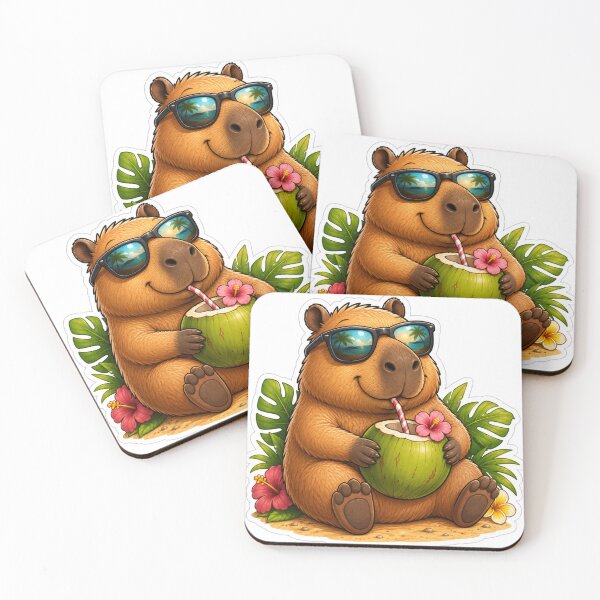 Item preview, Happy Capybara designed and sold by Wild Horizon Studio.