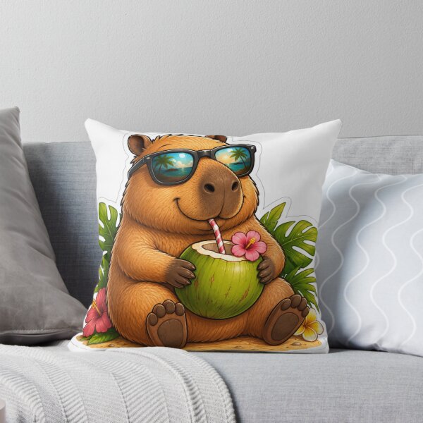 Item preview, Happy Capybara designed and sold by Wild Horizon Studio.