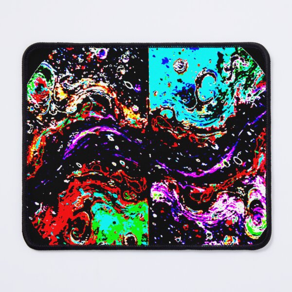 Item preview, cosmic waves round E2 colorful geometric abstract design designed and sold by SmashingDeals.