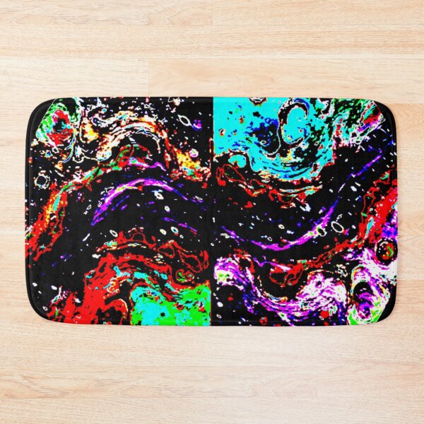 Item preview, cosmic waves round E2 colorful geometric abstract design designed and sold by SmashingDeals.