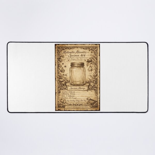 Item preview, Specimen No. 404 — Motivation Not Found designed and sold by Print Loft.