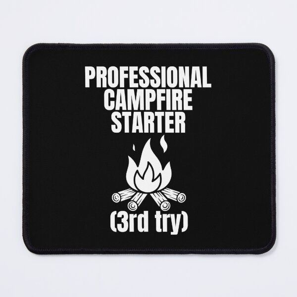 Item preview, Professional Campfire Starter Funny Camping Shirt Men Gift Outdoor Adventure designed and sold by UnderLip.