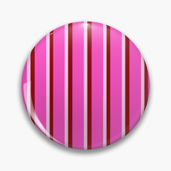 Item preview, Hot Pink with Dark Red and White Stripes Pattern designed and sold by OneThreeSix.