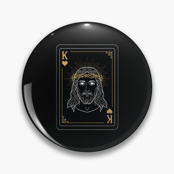 Item preview, Jesus King of Hearts Christian King of Hearts Playing Card designed and sold by Redgiant87x.