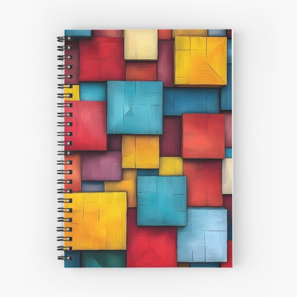 Item preview, Abstract 13 - Colorful Geometric Blocks designed and sold by NikaNavi.