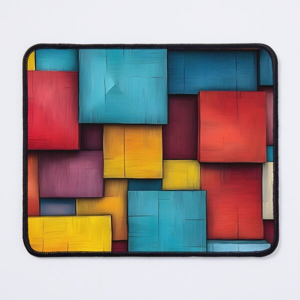 Item preview, Abstract 13 - Colorful Geometric Blocks designed and sold by NikaNavi.