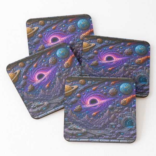 Item preview, The Galactic Abyss | Black Hole Space Art designed and sold by IGLCreative.