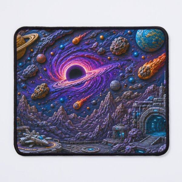 Item preview, The Galactic Abyss | Black Hole Space Art designed and sold by IGLCreative.