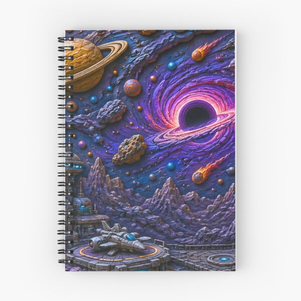 Item preview, The Galactic Abyss | Black Hole Space Art designed and sold by IGLCreative.