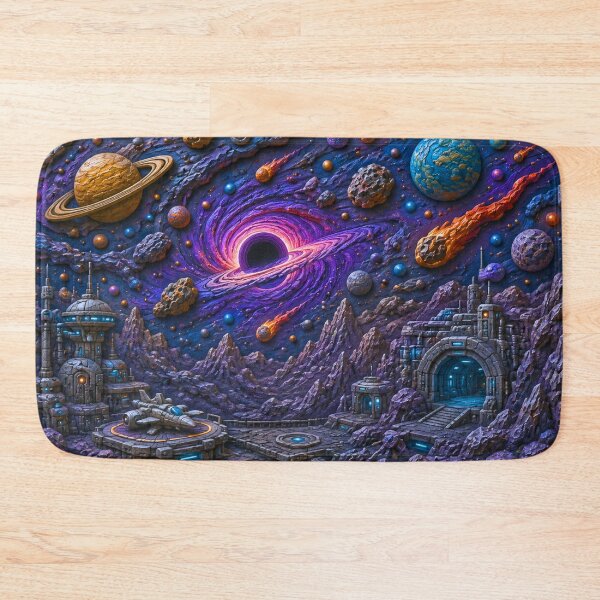 Item preview, The Galactic Abyss | Black Hole Space Art designed and sold by IGLCreative.