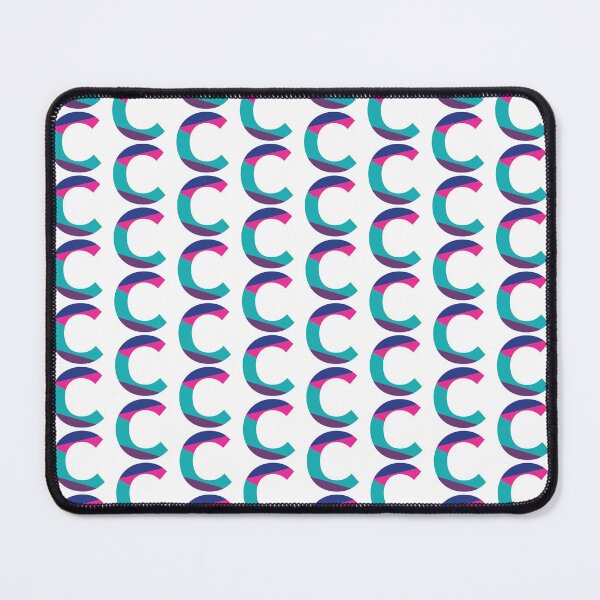 Item preview, Retro Color Block Letter C – Geometric Initial Monogram Design designed and sold by Fontaine Color Co..