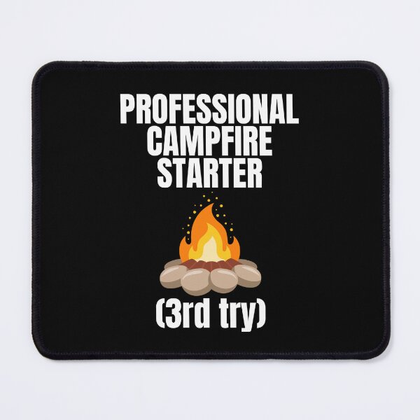 Item preview, Professional Campfire Starter Funny Camping Shirt Men Gift Outdoor Adventure designed and sold by UnderLip.