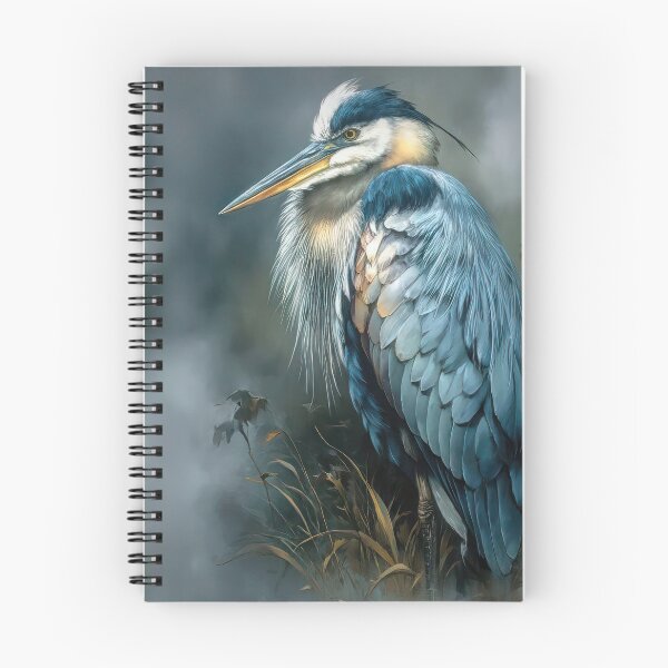 Item preview, Great blue heron in mist designed and sold by Brian Tarr.