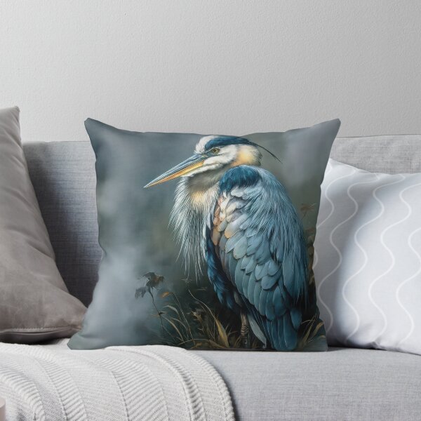 Item preview, Great blue heron in mist designed and sold by Brian Tarr.
