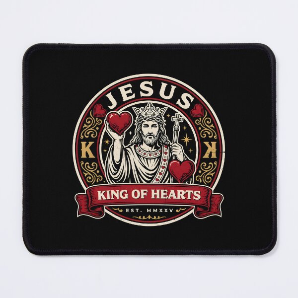 Item preview, Jesus King of Hearts Inspirational Christian Religious designed and sold by Redgiant87x.