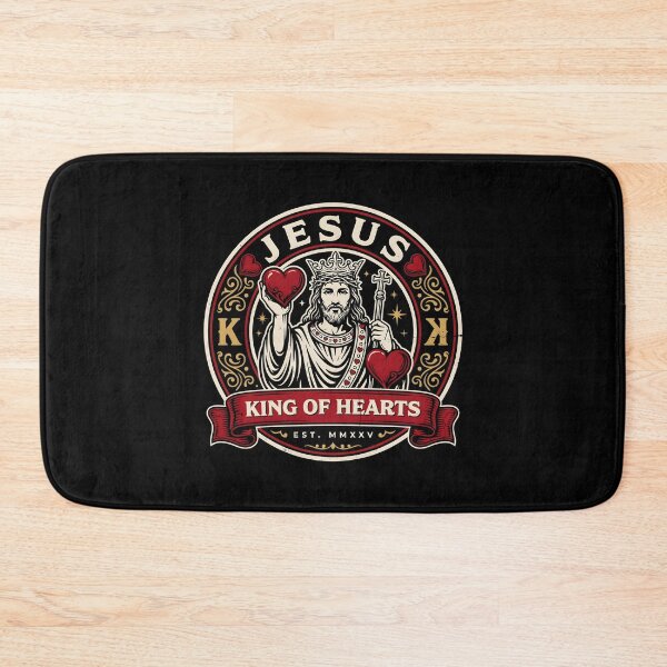 Item preview, Jesus King of Hearts Inspirational Christian Religious designed and sold by Redgiant87x.