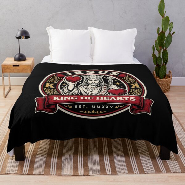 Item preview, Jesus King of Hearts Inspirational Christian Religious designed and sold by Redgiant87x.