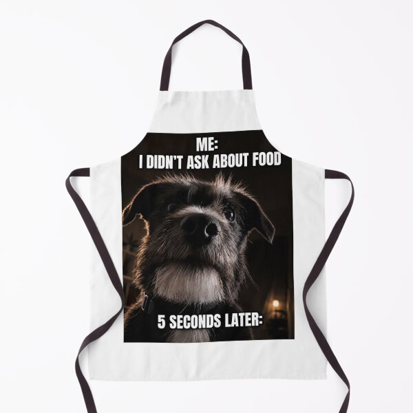 Item preview, Funny Dog Demanding Food Meme Graphic designed and sold by ZazuCo.