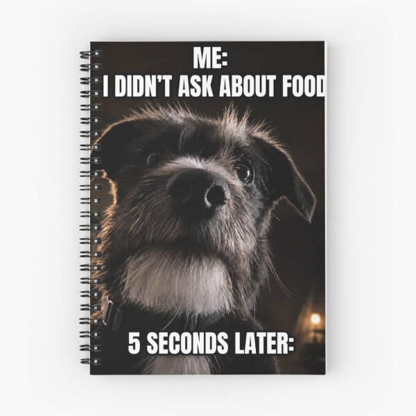 Item preview, Funny Dog Demanding Food Meme Graphic designed and sold by ZazuCo.
