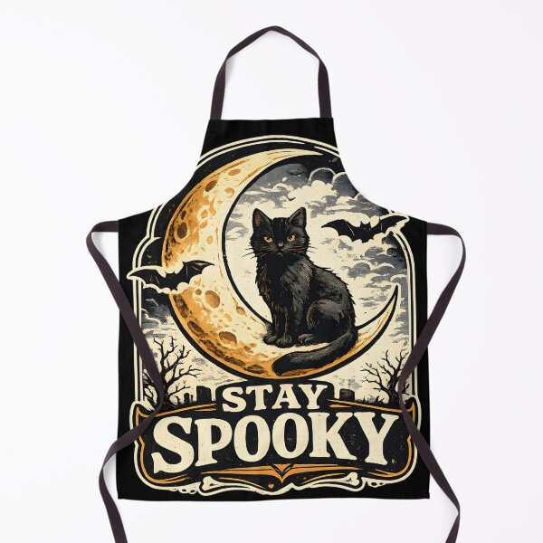 Item preview, Stay Spooky Vintage Black Cat Moon designed and sold by Mr Lee.