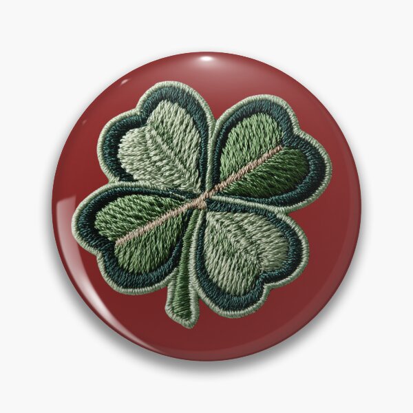 Item preview, Four Leaf Clover Embroidery designed and sold by MegaNovaArt.
