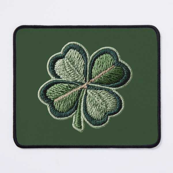 Item preview, Four Leaf Clover Embroidery designed and sold by MegaNovaArt.