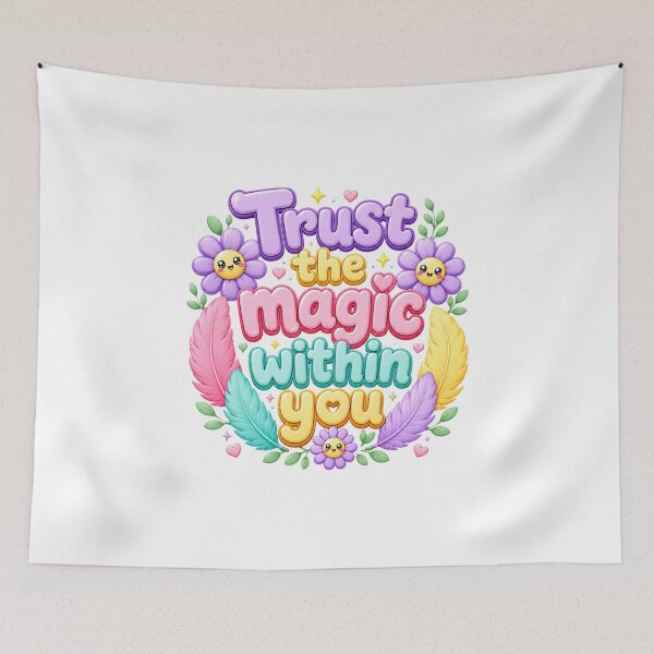 Item preview, Trust The Magic Within You | Kawaii Pastel Positive Affirmation designed and sold by Dulxoz.