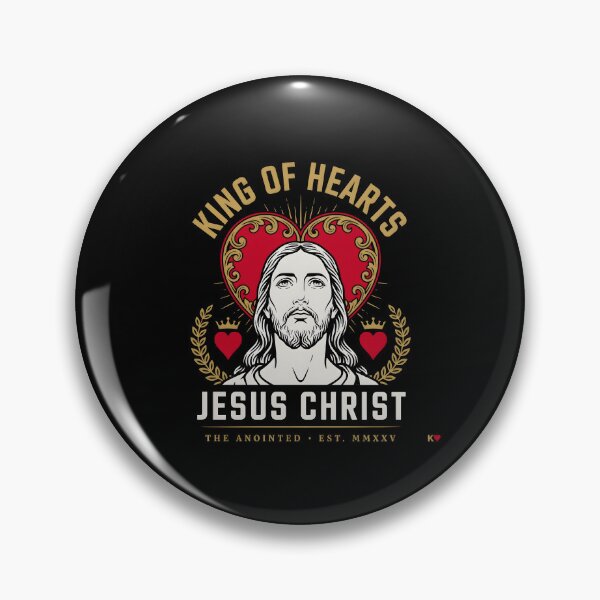 Item preview, Jesus King of Hearts Religious Christian Card Games Lover designed and sold by Redgiant87x.