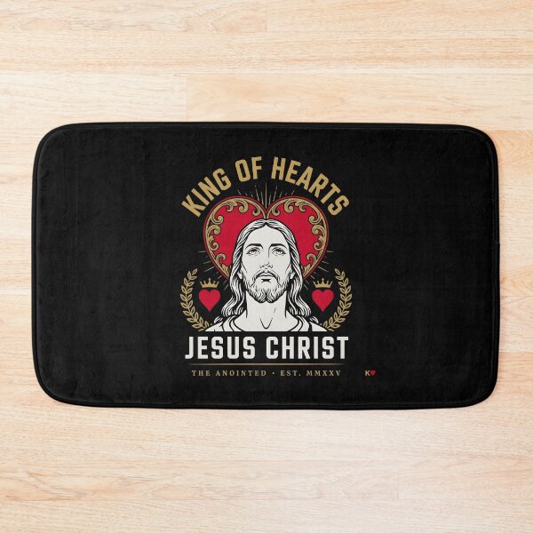 Item preview, Jesus King of Hearts Religious Christian Card Games Lover designed and sold by Redgiant87x.