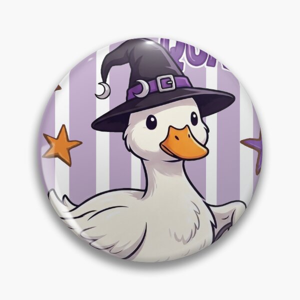 Item preview, Spooky Quacks Sticker, Cute Halloween Duck Sticker designed and sold by TeeVerse27.